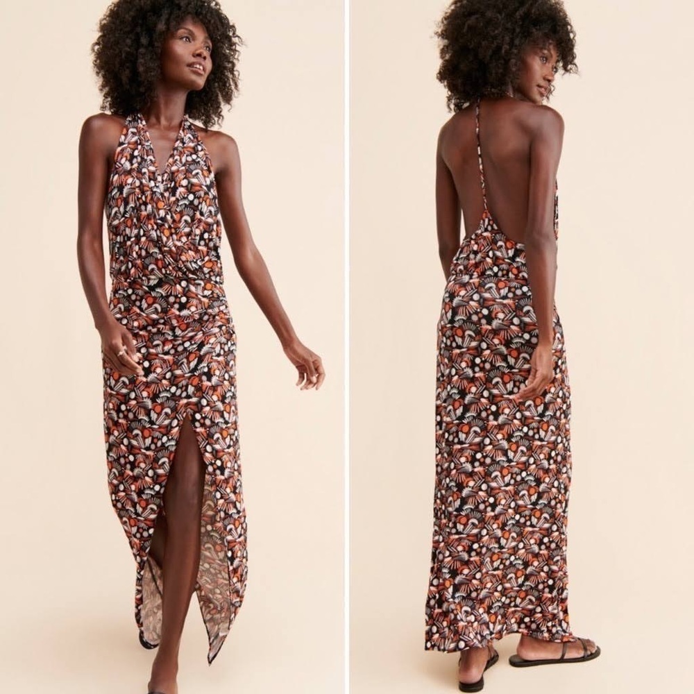 Nwt Free People Daria Open Back Slit Dress Size Small